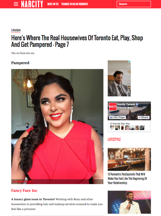 Fancy Face Blog | Narcity Real Housewives of Toronto
