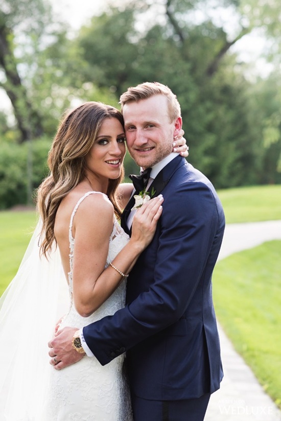 Fancy Face Blog | Featured in WedLuxe: Another NHL Wedding!
