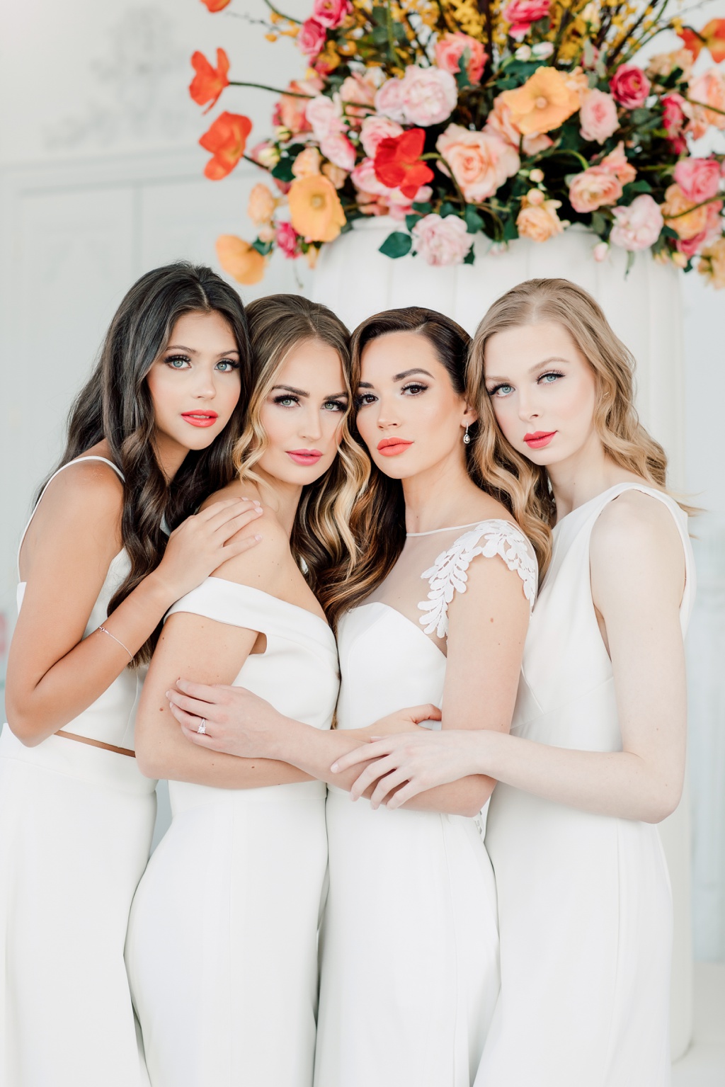 Mint Room Studios | WedLuxe Editorial | Playful Poppies | Fancy Face