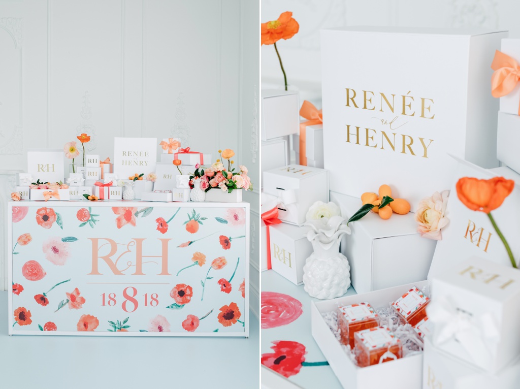 Mint Room Studios | WedLuxe Editorial | Playful Poppies | Fancy Face