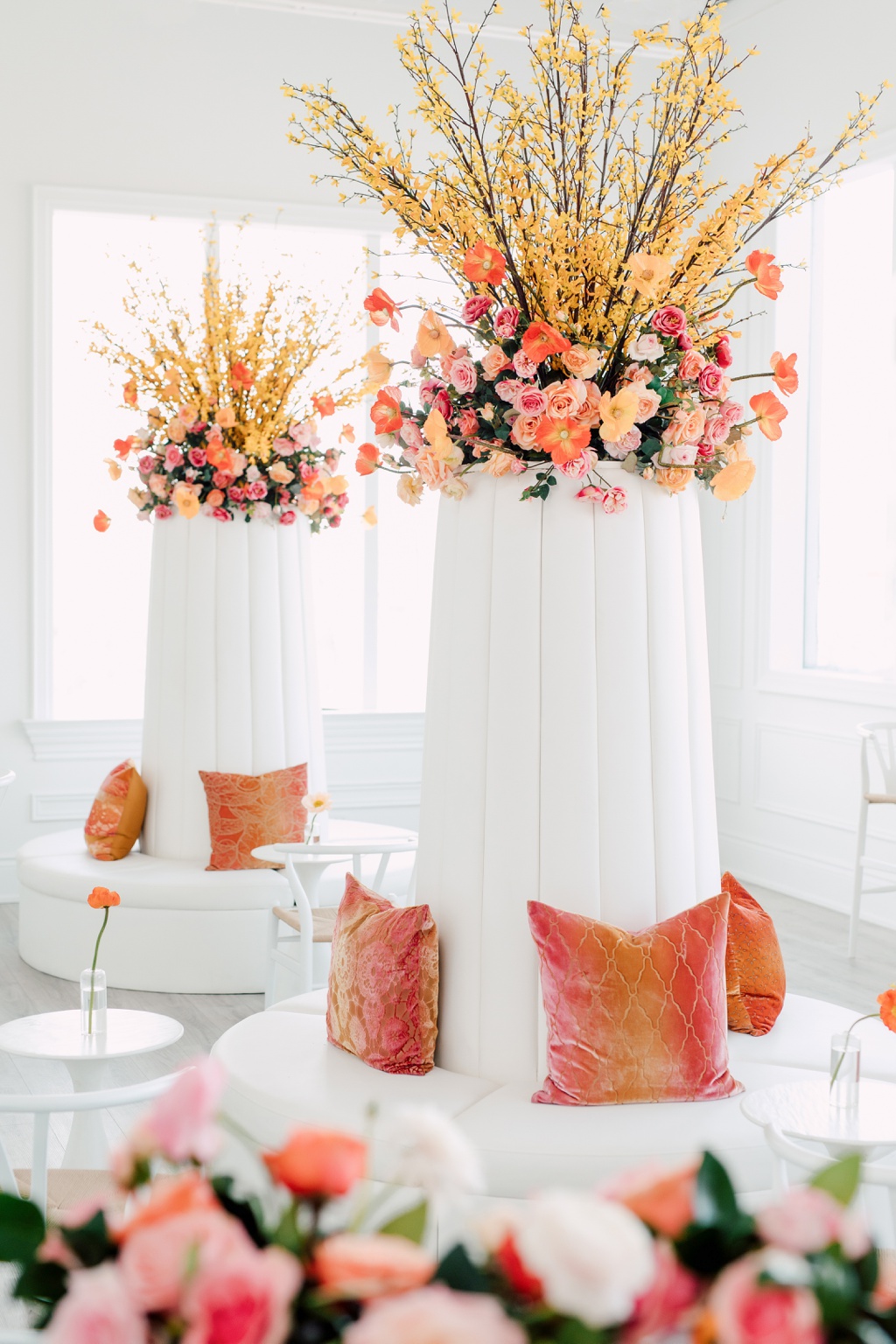 Mint Room Studios | WedLuxe Editorial | Playful Poppies | Fancy Face