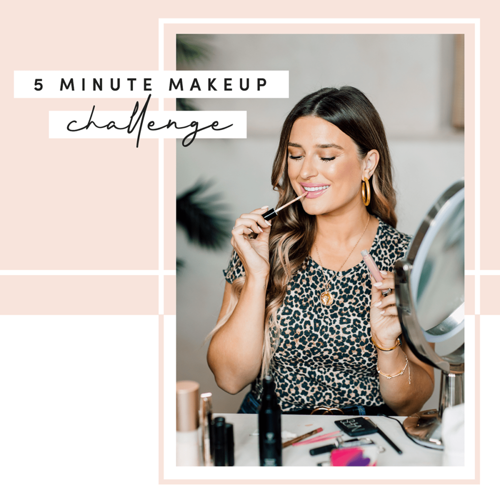 5 Minute Makeup Challenge | Brittany Gray of Fancy Face