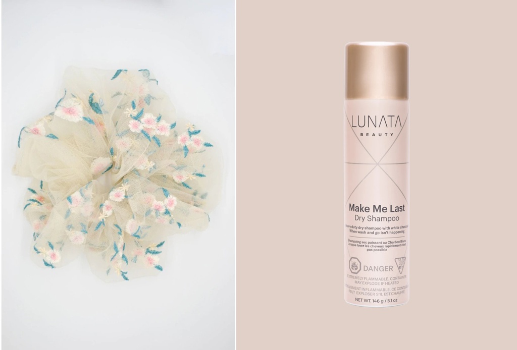 Femme Faire Scrunchie | Lunata Dry Shampoo