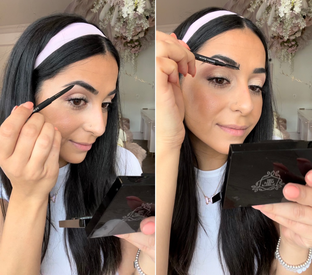 Shape Me Up Brow Pencils | Showing how to use pencil and brush