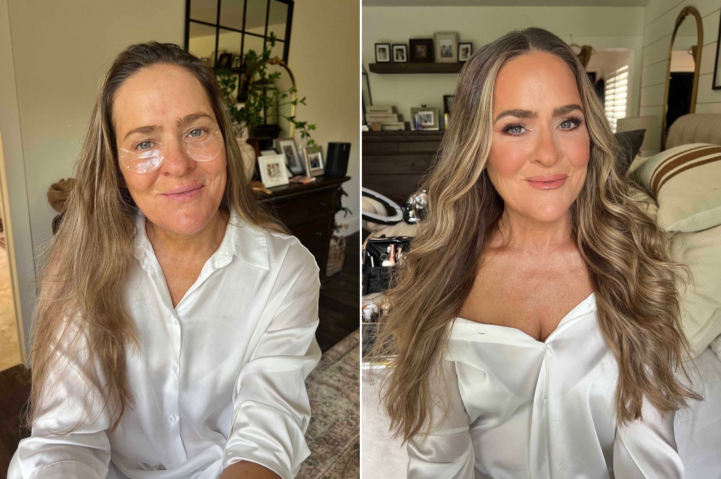 Mature Makeup Before and After