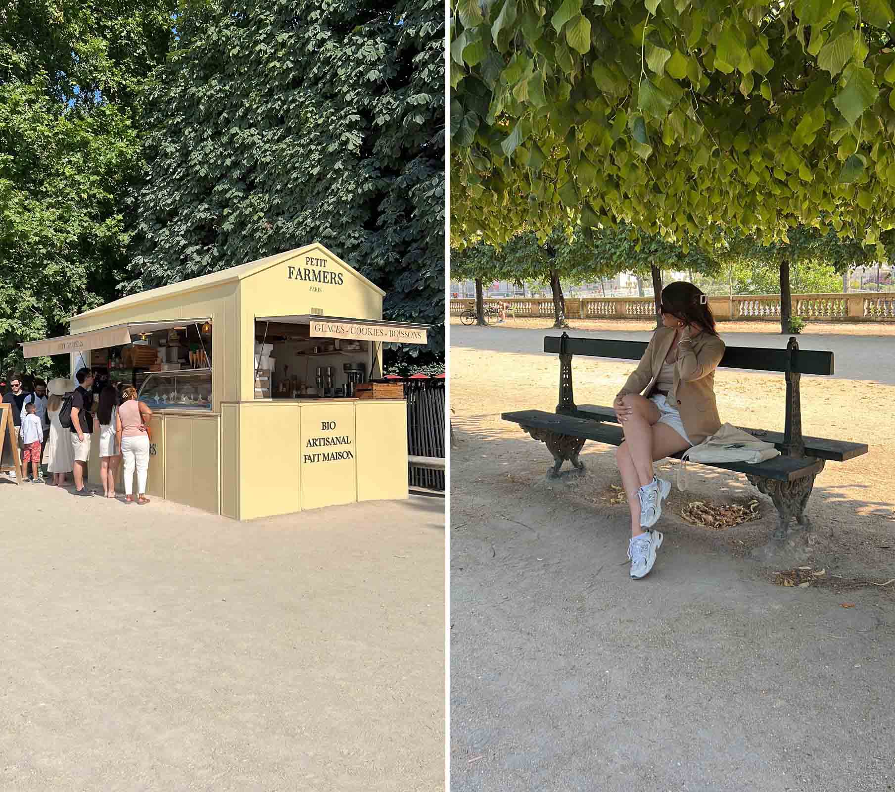 Petit Farmers Coffee in the Louvre Paris